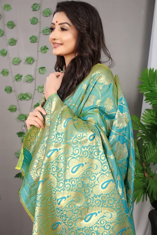 GREEN_ZARI_WORK_PATOLA_SILK_SAREE